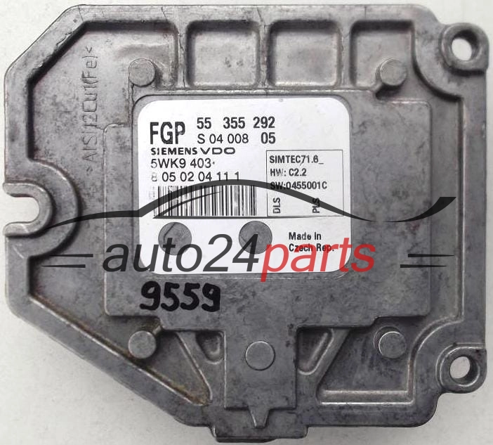 MOTORSTEUERGERÄT ECU STEUERGERÄT  OPEL SAAB 9-3 1.8 Z18XE SIEMENS VDO 5WK9 403, FGP 55 355 292
