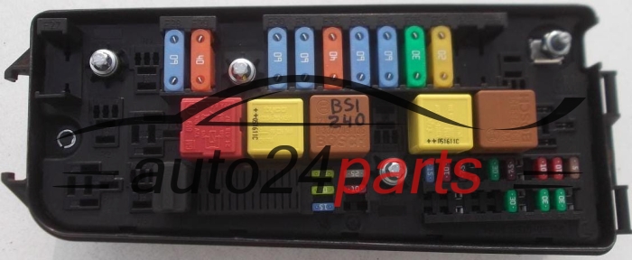 Central do sistema elétrico com caixa de relés e fusíveis, central de controle modul BSI OPEL VECTRA C SIGNUM GM 13 198 104 FN