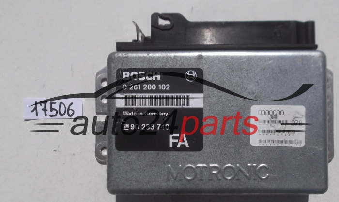 KOMPUTER STEROWNIK SILNIKA OPEL OMEGA 2.0 C20SE BOSCH 0261200102, 0 261 200 102, 90233740, 90 233 740 FA