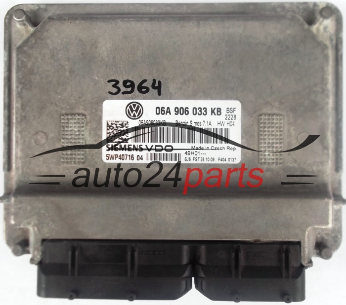 calculateur moteur pour skoda octavia 1.6