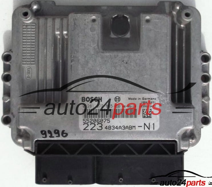 CALCULATEUR MOTEUR FIAT DOBLO 1.9 JTD, BOSCH 0 281 012 865, 0281012865, 55206075, 223 4834A3ABM-N1