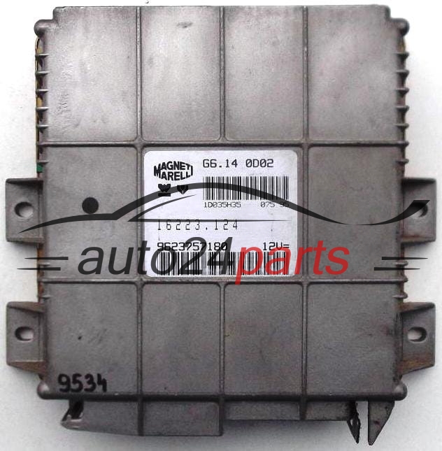 Μονάδα Ελέγχου Κινητήρα CITROEN PEUGEOT 306 1.4 MAGNETI MARELLI G6.14 0D02, G6140D02, 16223.124, 16223124, 9623757180 
