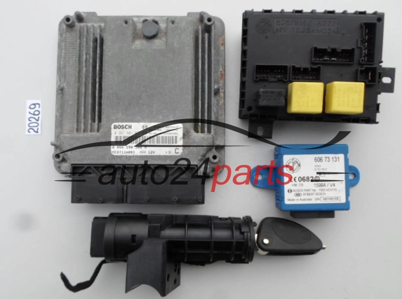 Centralina motore Alfa Romeo 156 2.0 JTS 0261S01027 00551903060 55190306 MED711A001