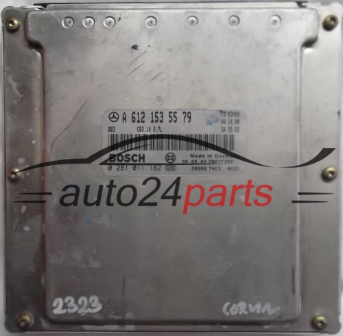 KOMPUTER STEROWNIK SILNIKA MERCEDES W209 CLK 270 CDI A6121535579, A 612 153 55 79, BOSCH 0281011182