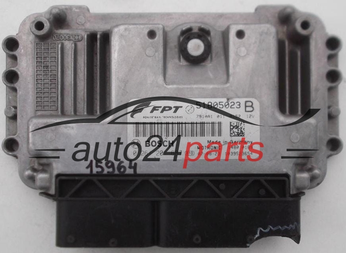 Μονάδα Ελέγχου Κινητήρα FIAT PUNTO, BRAVO 1.4, BOSCH 0 261 201 687, 0261201687, 51805023B