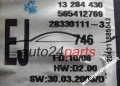 Ecrã multifunções radio OPEL CORSA D JOHNSON CONTROLS 28115451-6,  GM 13 284 430 EJ, 28330111-3