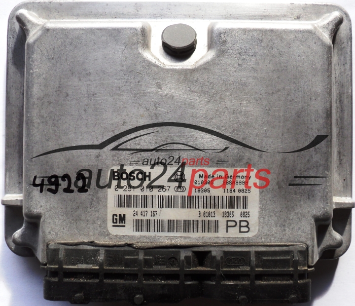 OPEL ASTRA ZAFIRA 2.0 DTH Y20DTL Y20DTH BOSCH 0281010267, 0 281 010 267, 24417167, 24 417 167 PB