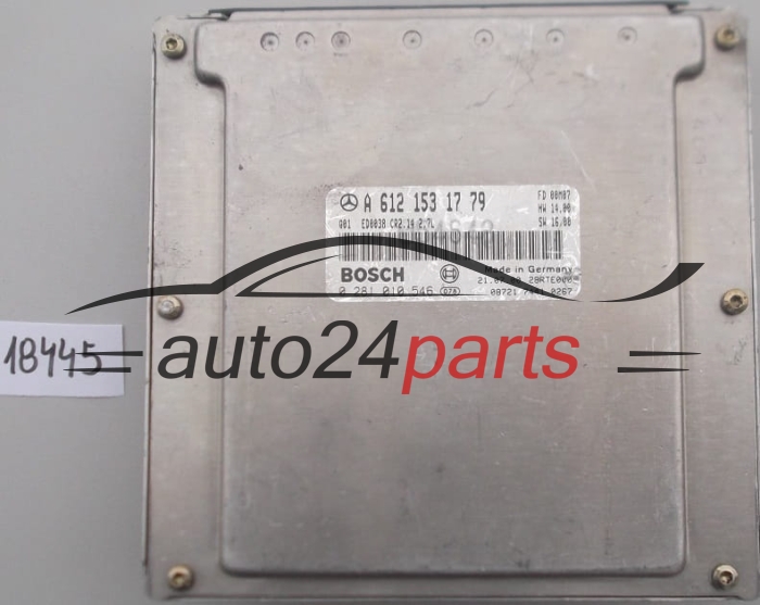KOMPUTER STEROWNIK SILNIKA MERCEDES ML 2.7 CDI BOSCH 0 281 010 546, 0281010546, A 612 153 17 79, A6121531779, CR2.14