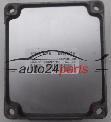 ECU CENTRALITA DE MOTOR OPEL ASTRA 1.7 DTI DELPHI DELCO 09391249, ISUZU 8972406216