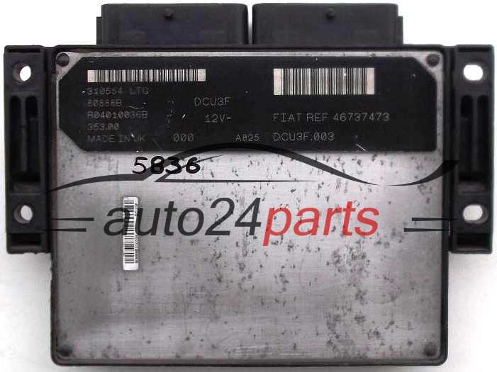 CENTRALINA MOTORE FIAT DOBLO 1.9 D LUCAS R04010036B, 46737473, DCU3F.003