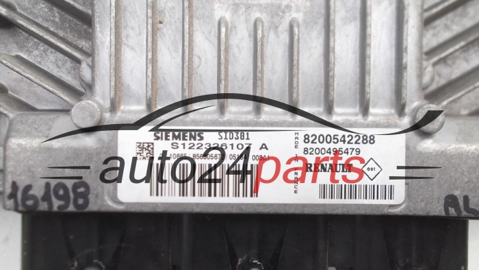 CENTRALINA DO MOTORE RENAULT MEGANE 1.5 DCI SIEMENS S122326107 A, S122326107A, 8200542288