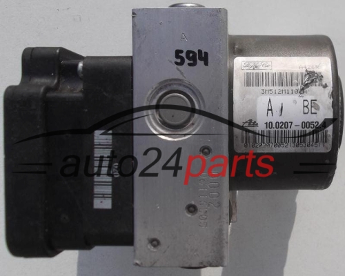 ABS FORD FOCUS 1.6 TDCI 3M51-2M110-GA, 3M512M110GA, 10.0207-0052.4, 10020700524, 10.0970-0110.3, 10097001103 - 