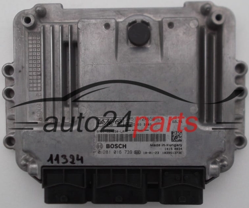ECU ENGINE CONTROLLER  FORD FOCUS 1.6 TDCI BOSCH 0 281 016 739, 0281016739, 9M51-12A650-LA, 9M5112A650LA 