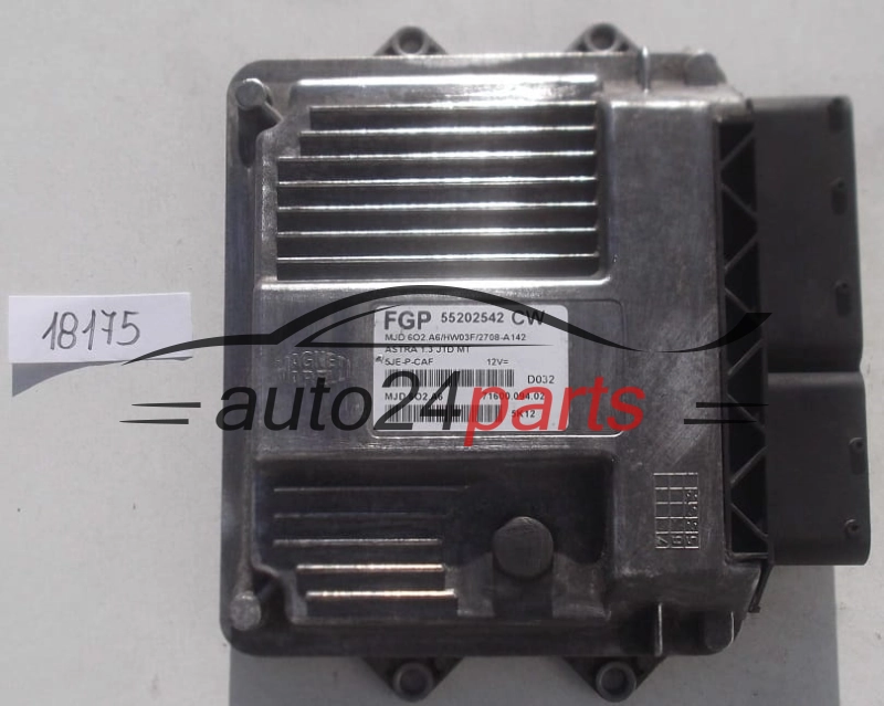 KOMPUTER STEROWNIK SILNIKA OPEL ASTRA 1.3 JTD MAGNETI MARELLI MJD 6O2.A6,  MJD602A6, FGP 55202542 CW, 71600.094.02