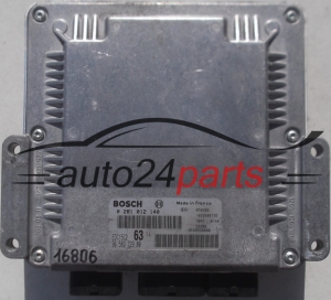 KOMPUTER STEROWNIK SILNIKA PEUGEOT 307 2.0 HDI, BOSCH 0 281 012 140, 0281012140, 96 583 729 80, 9658372980, 9640938680, 1039S08795, EDC15C2 63 -  16806
