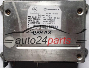 CENTRALKA MODUL STEROWNIK BLUETOOTH MERCEDES W203 W209 W211 W220 A2118703226, 2118703226, A 211 870 32 26, UH03MM01SW, UH03MM01RW -  4354