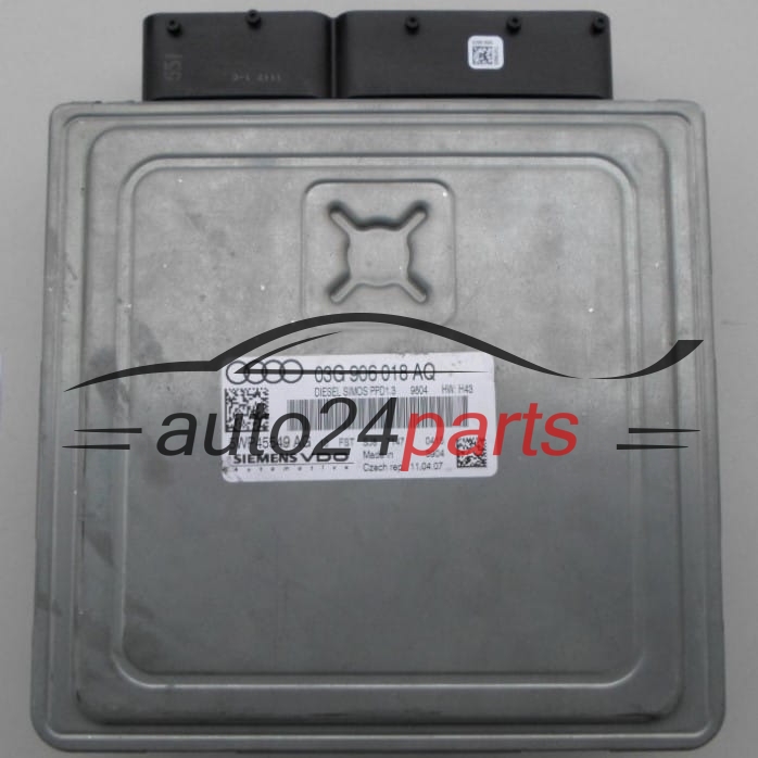 Calculateur Moteur AUDI A4 2.0 TDI SIEMENS VDO 5WP45549 AG, 03G 906 018 AQ