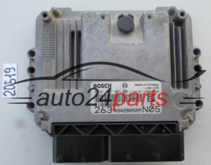 KOMPUTER STEROWNIK SILNIKA FIAT DOBLO 1.6 JTD BOSCH 0 281 017 007, 0281017007, 51899605 - 20519