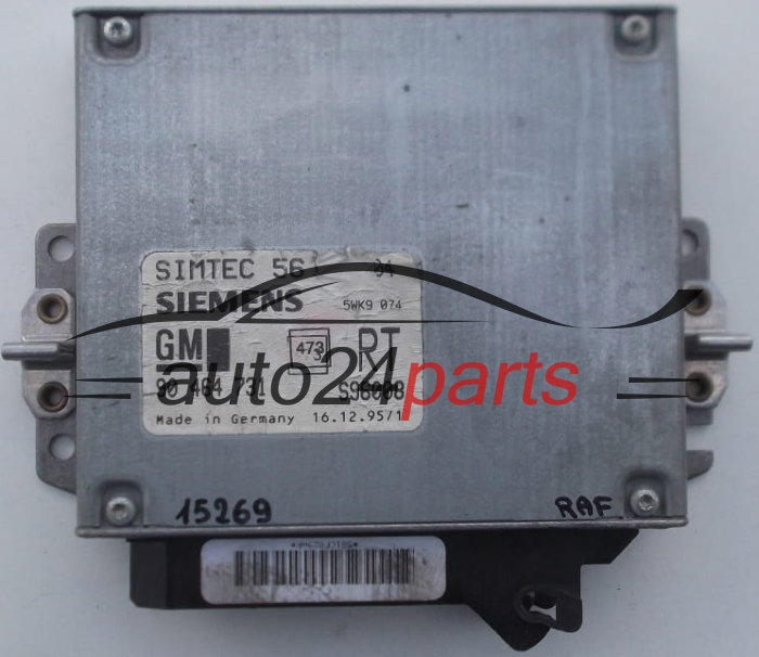 CENTRALINA DO MOTORE OPEL VECTRA SIEMENS 5WK9 074
