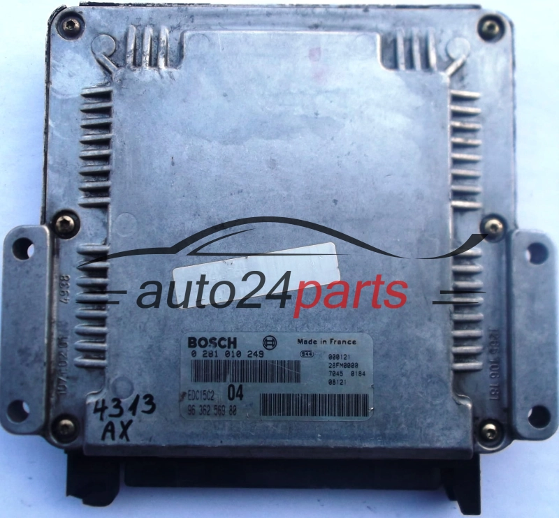 ECU ENGINE CONTROLLER CITROEN XSARA PICASSO PEUGEOT 306 2.0 HDI BOSCH 0281010249