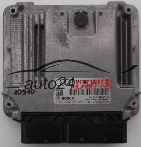 CENTRALITA DE MOTOR AUDI A3 1.8 TFSI BOSCH 0 261 S04 087, 0261S04087, 8P7 907 115 D, 8P7907115D 