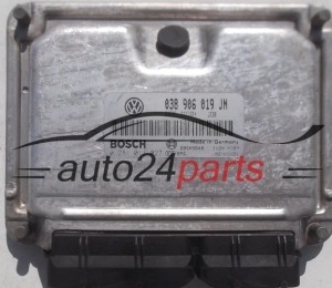 ECU ENGINE CONTROLLER VW VOLKSWAGEN POLO 1.9 TDI BOSCH 0 281 011 027, 0281011027, 038 906 019 JN, 038906019JN 