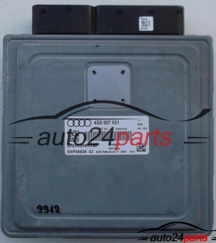 ECU CENTRALITA DE MOTOR AUDI A6 A7 3.0 V6 4G0 907 551, 4G0907551, 5WP46836 02 
