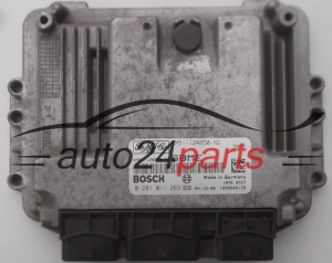 Μονάδα Ελέγχου Κινητήρα FORD FOCUS C-MAX 1.6 TDCI BOSCH 0 281 011 263, 0281011263, FoMoCo 4M51-12A650-ND, 4M5112A650ND, 6BME 