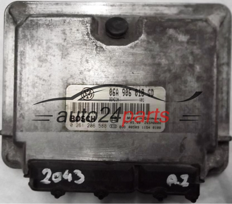 ECU ENGINE CONTROLLER SEAT LEON TOLEDO 1.8 06A906018GD, BOSCH 0261206588 