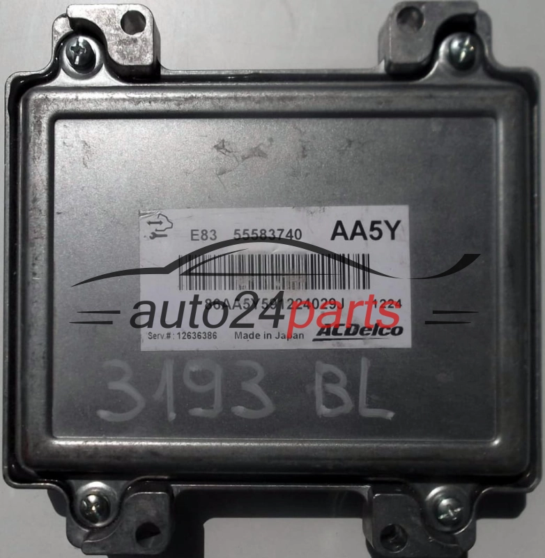 calculateur moteur pour opel chevrolet, holden, vauxhall corsa 1.2 a12xer