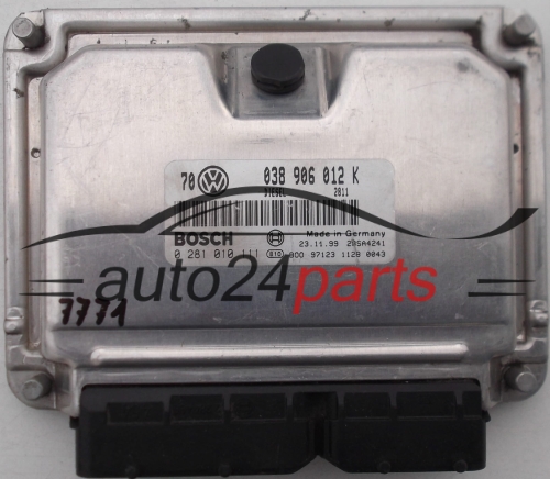 CENTRALINA DO MOTORE VW VOLKSWAGEN GOLF BORA 1.9 TDI AGR 038906012K