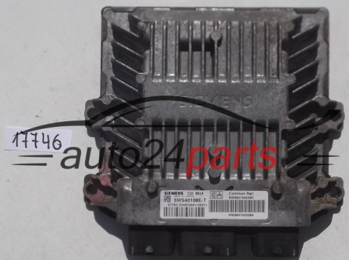 ECU ENGINE CONTROLLER CITROEN BERLINGO 2.0 HDI SIEMENS 5WS40108E-T, SW9651942080, HW9647423380