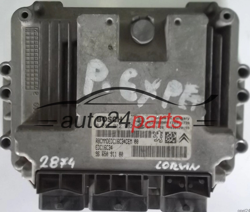 calculateur moteur pour peugeot expert, fiat scudo 1.6 hdi jtd