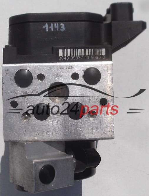 ABS CENTRALINA POMPA MERCEDES BOSCH 0 265 202 444, 0265202444, A 003 431 87 12