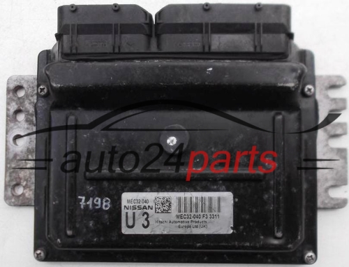 KOMPUTER STEROWNIK SILNIKA NISSAN MICRA 1.2 MEC32-040 U3