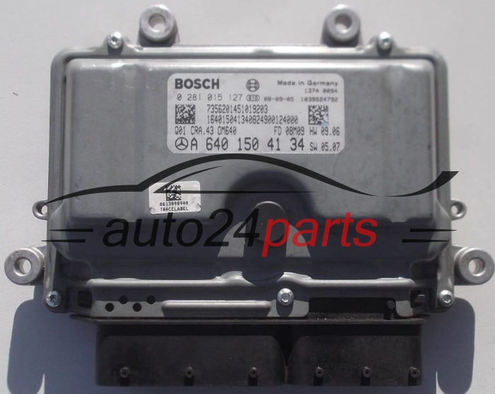 CENTRALINA MOTORE MERCEDES 2.0 CDI BOSCH 0 281 015 127,  A 640 150 41 34