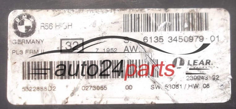 CONFORT MODULE  MINI COOPER 6135 3450979-01
