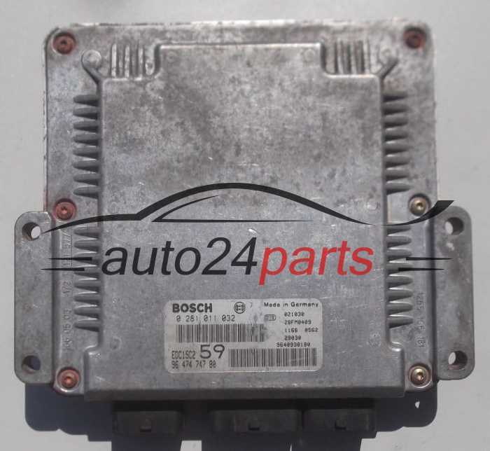 Μονάδα Ελέγχου Κινητήρα CITROEN PEUGEOT 2.0 HDI BOSCH 0 281 011 032,  96 474 747 80