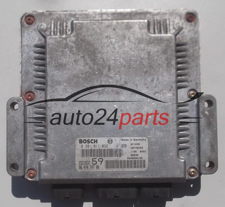 Μονάδα Ελέγχου Κινητήρα CITROEN PEUGEOT 2.0 HDI BOSCH 0 281 011 032,  96 474 747 80