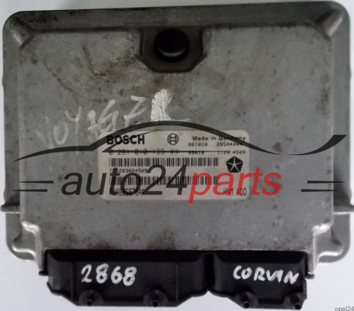 ECU ENGINE CONTROLLER CHRYSLER VOYAGER 2.5 TD BOSCH 0281010139, 0 281 010 139, TED283024509 P04686870AA 