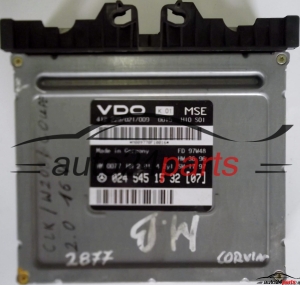 CALCULATEUR MOTEUR MERCEDES W208 CLK 200 A0245451532, 0245451532 (07), A 024 545 15 32 (07), VDO 412.229/021/009, 412229021009
