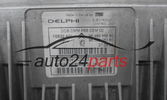 MOTORSTEUERGERÄT ECU STEUERGERÄT  CITROEN PEUGEOT 1.4 HDI Delphi R0411C023D