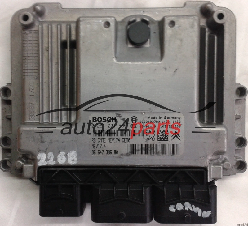 calculateur moteur pour peugeot 207 cc 1.6 16v