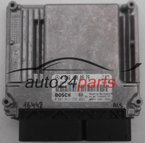 ECU CENTRALITA DE MOTOR MERCEDES C200 BOSCH 0 281 011 739, 0281011739, A 646 150 08 79, A6461500879