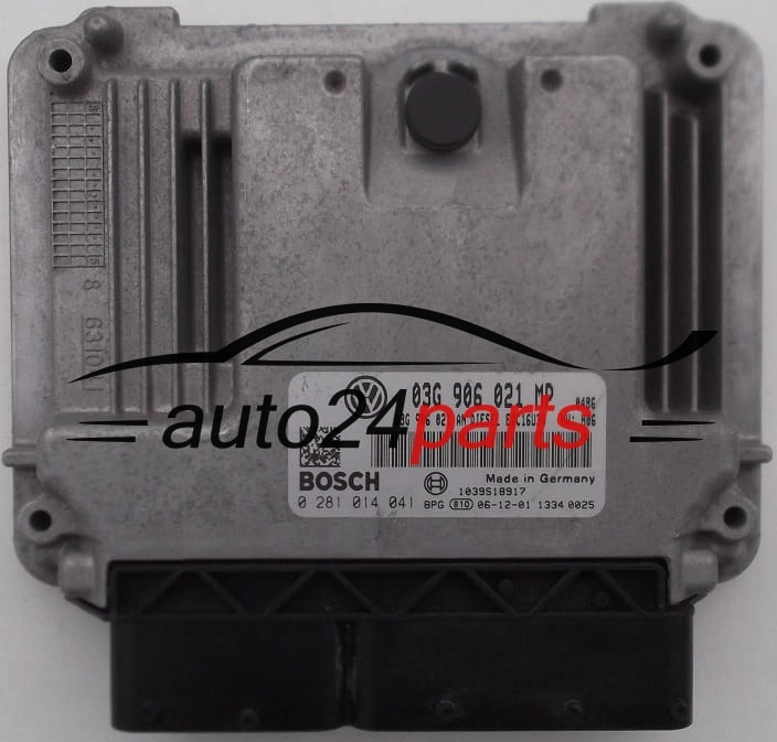 ECU CENTRALITA DE MOTOR VW VOLKSWAGEN TOURAN 2.0 TDI 03G906021MP, 03G906021AN, BOSCH 0281014041