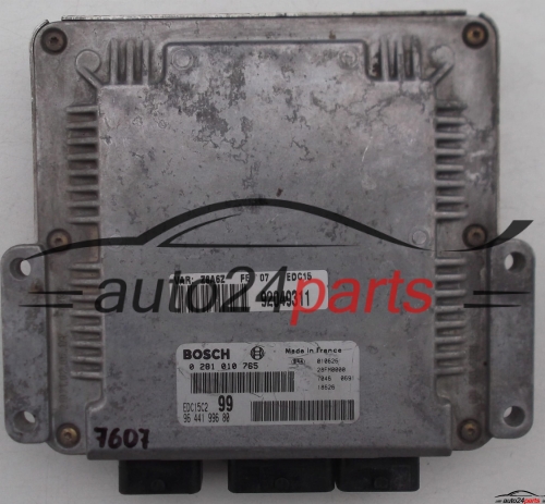 ECU CENTRALITA DE MOTOR PEUGEOT 607 2.2 HDI BOSCH 0 281 010 765, 0281010765, 96 441 996 80, 9644199680 