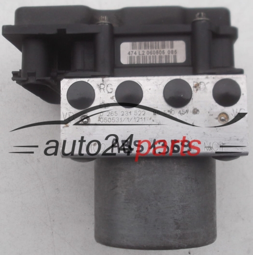 ABS HYDRAULIK-AGGREGAT MIT STEUERGERAET CITROEN BERLINGO XSARA PICASSO PEUGEOT PARTNER BOSCH 0 265 231 522, 0265231522, 96 550 457 80, 9655045780, 0 265 800 415, 0265800415