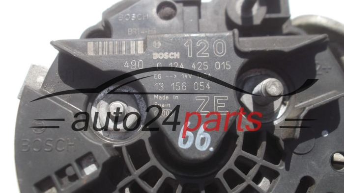 Alternator OPEL CORSA C COMBO 1.2 1.4 BOSCH 0 124 425 015, 13 156 054 ZE