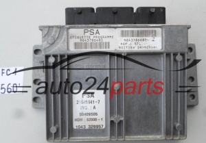 KOMPUTER STEROWNIK SILNIKA PEUGEOT 406 1.8 21645941-7, 216459417, PSA 9643786480, 9643786680-01, S2000-1 - 