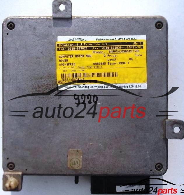 CENTRALINA MOTORE ROVER 820 2.0, MKC10115, 2902, 4041 YN, 2902010115